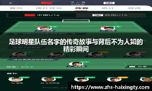 足球明星队伍名字的传奇故事与背后不为人知的精彩瞬间
